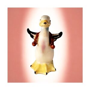 Vintage Snosco  Japan Duck Figurine 6” X 3.25”